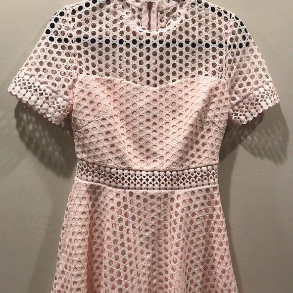 Ted Baker London Graycee Lace Skater Dress, Size 4 - Picture 3 of 6